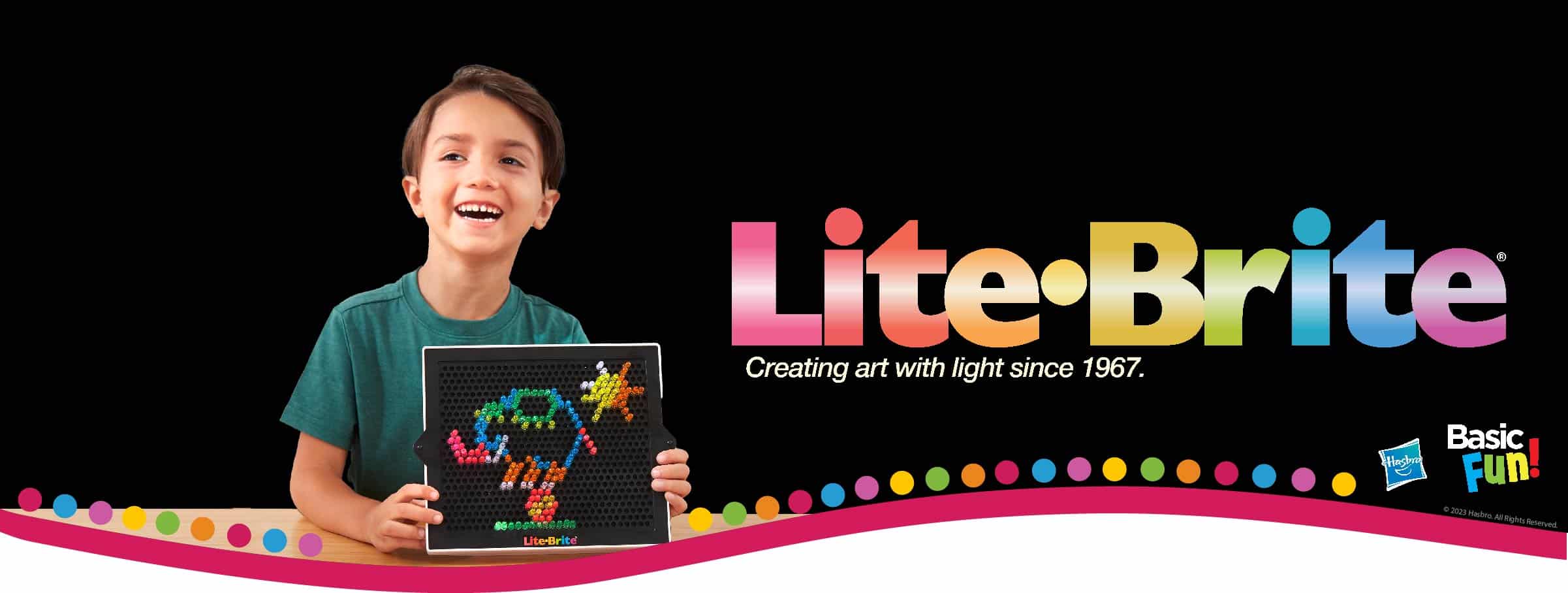 Lite Brite Banner