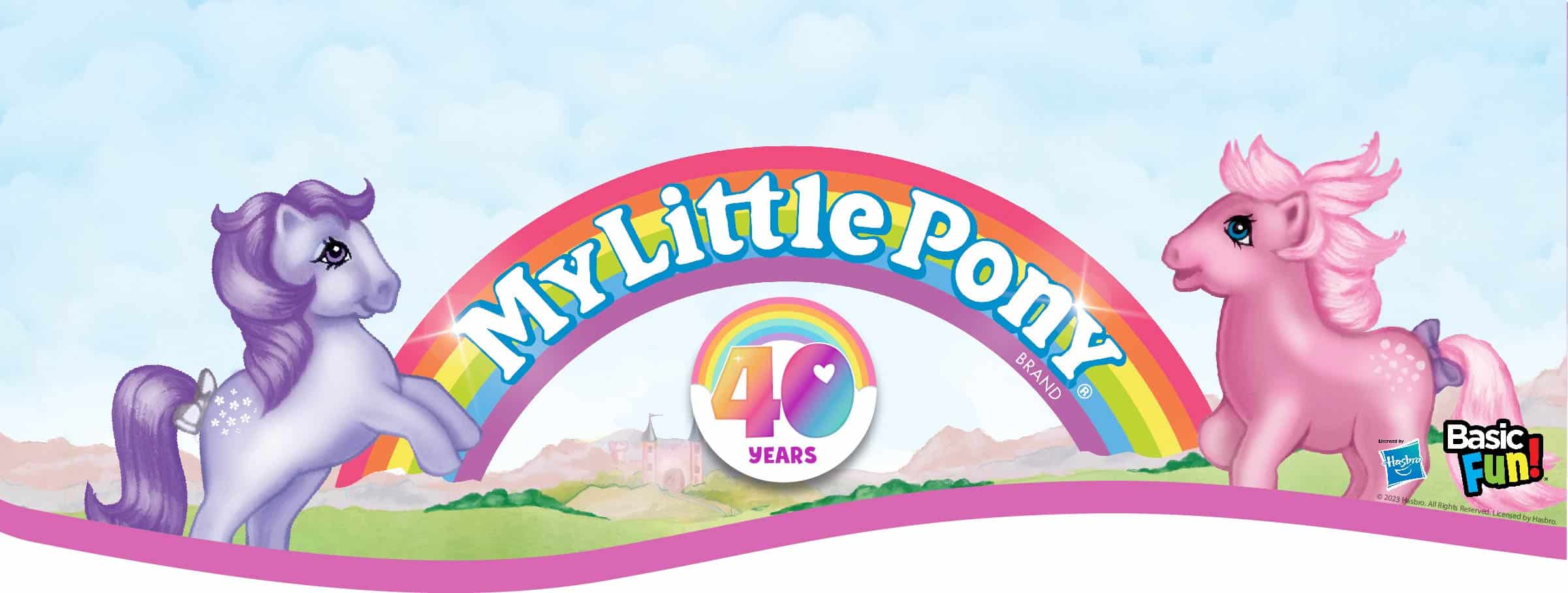 My Little Pony Classic 4 Collectible 40th Anniversary Ponies