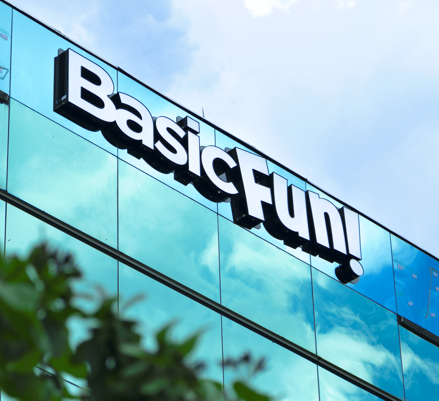 Basic Fun! Unveils Iconic New Marquee on Corporate Office