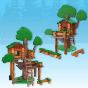 lincoln logs treehouse