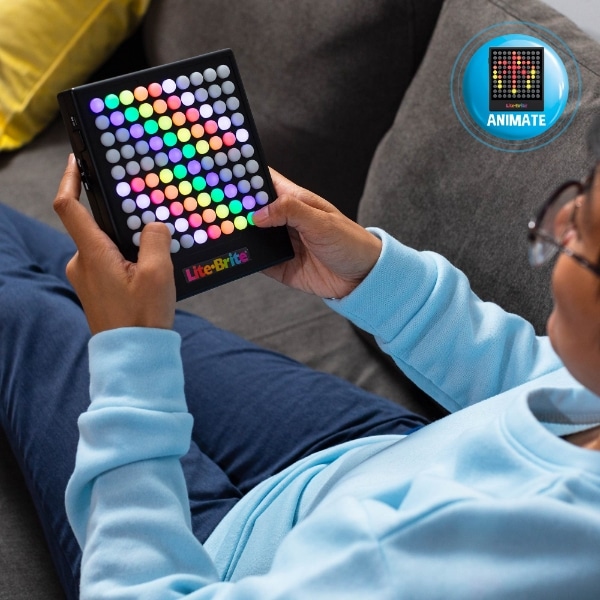 Lite Brite Touch with boy