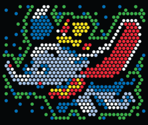 Dumbo Lite Brite template.
