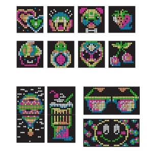 Lite Brite Mini X Connect 2 Pack - templates