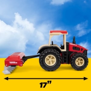 tractor and plow