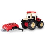 Tonka Steel Classics Tractor & Plow against white background