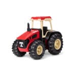 Tonka Steel Classics Tractor & Plow against white background