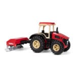 Tonka Steel Classics Tractor & Plow against white background