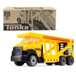 Tonka Car Carrier against white background.