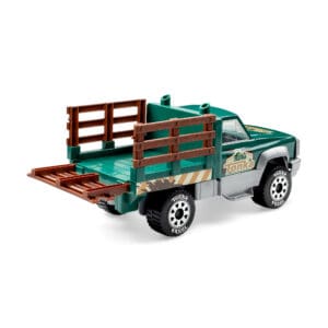 Back view of Tonka Steel Classics Farm Truck against white background.
