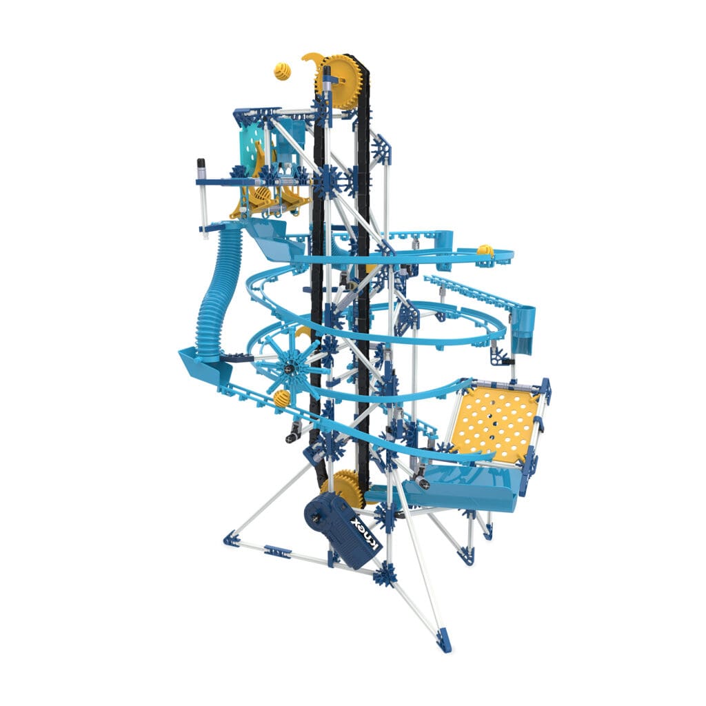 K'nex Marble Coaster Run against white background.