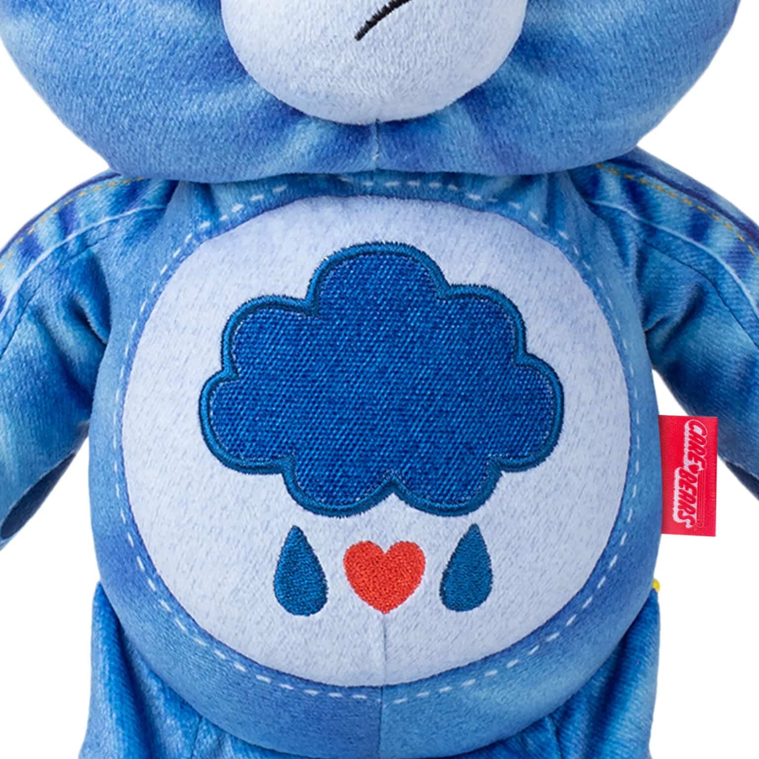 Care Bears™ Medium Plush Denim Edition Grumpy Bear BasicFun!