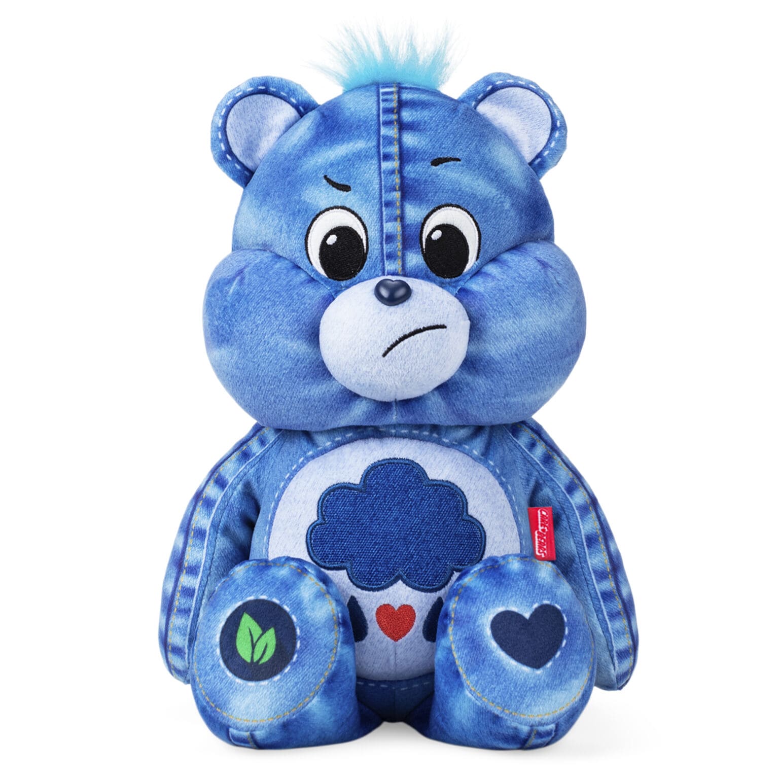 Care Bears™ Medium Plush Denim Edition Grumpy Bear BasicFun!