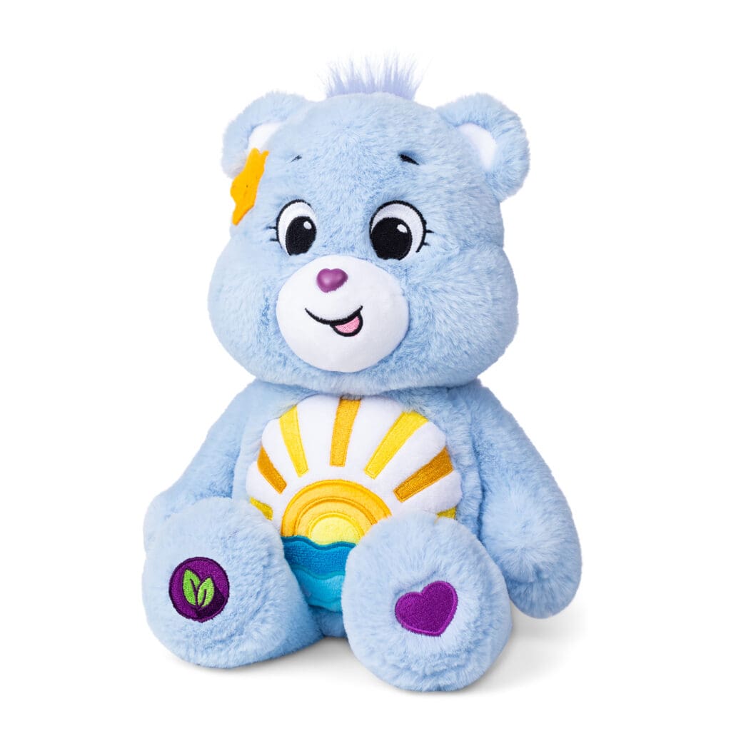 Care Bears Sea Bear against white background with sun stomach emblem.