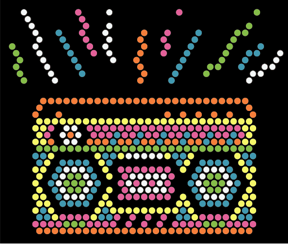 Stereo Lite Brite template