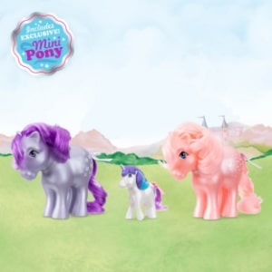 My Little Pony Classic 4 Collectible 40th Anniversary Ponies