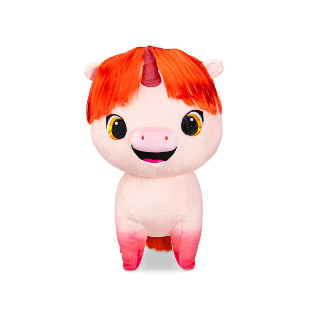 Not Quite Narwhal Pixie against white background.