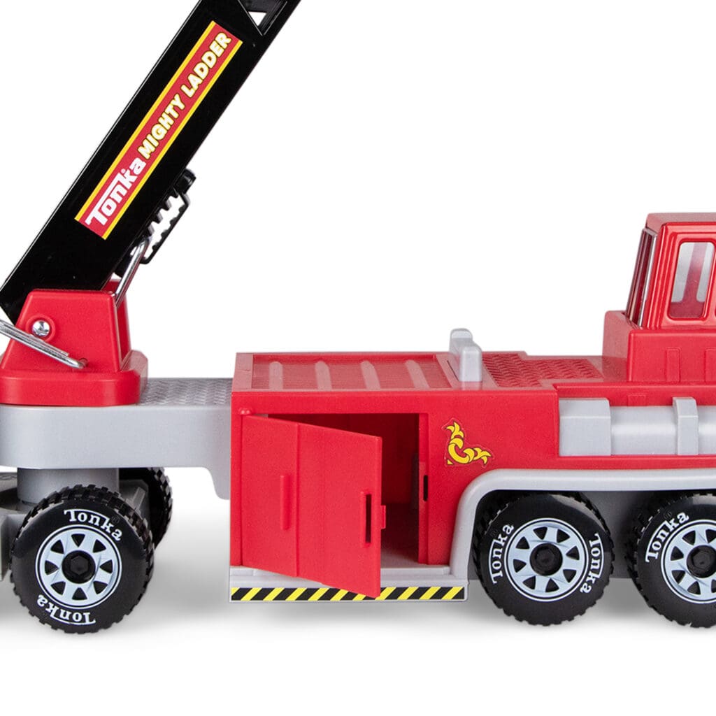 Tonka Hook N' Ladder on white background.