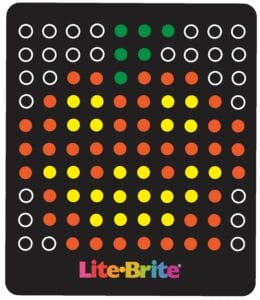 Lite Brite Touch Halloween Template.