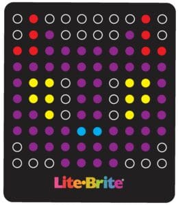Lite Brite Touch Halloween Template.