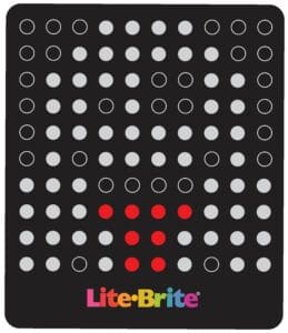 Lite Brite Touch Halloween Template.