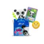 Pet Surprise Singles- Panda on white background.