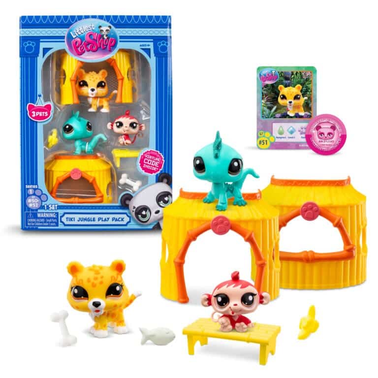 LPS Tiki Jungle set on display with white background.