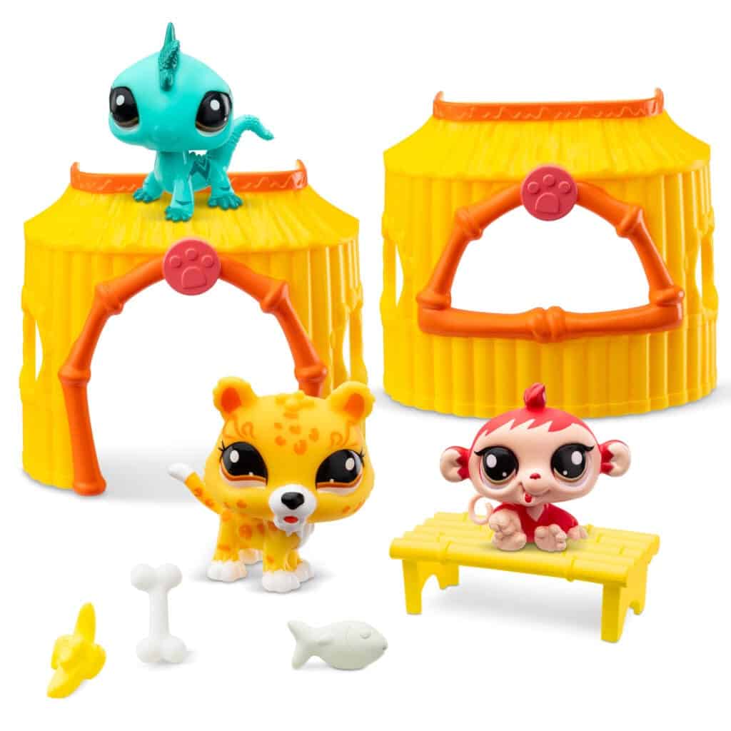 LPS Tiki Jungle Play Pack on display on white background.