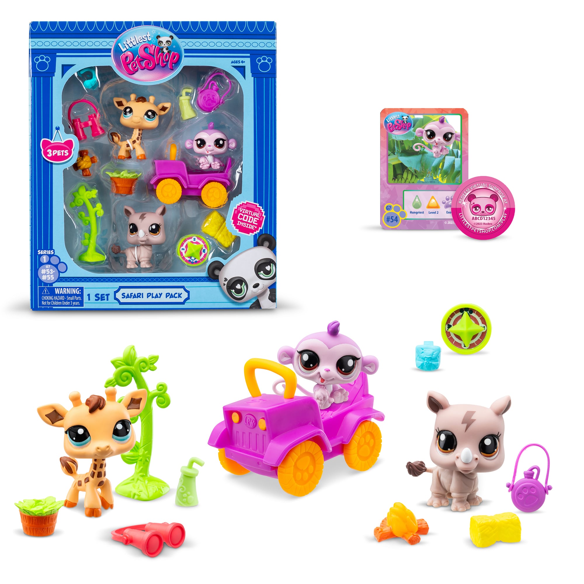 00524 LittlestPetShop Hero SafariPlayPack 1L