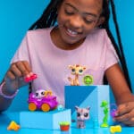 LPS Safari Play Pack being played with by young girl.