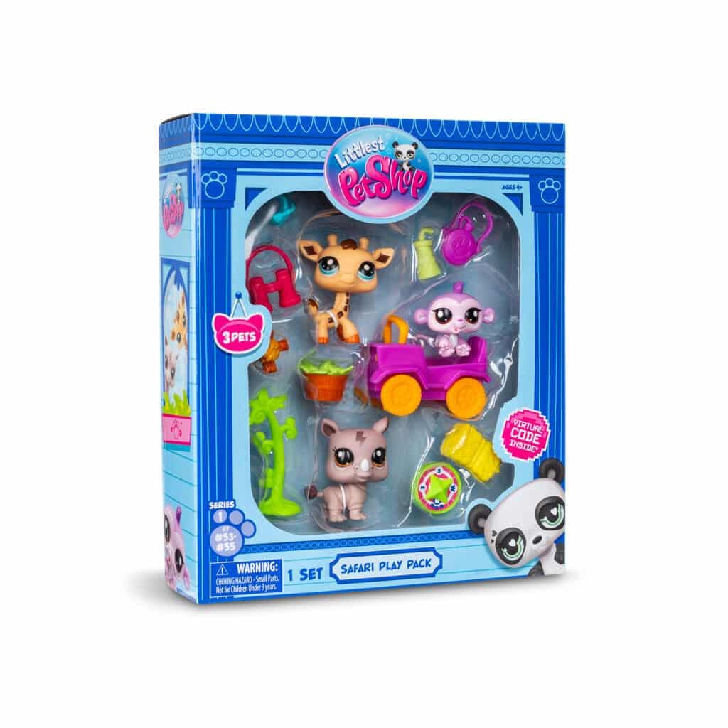 LPS Safari Play Pack on display in packaging with white background.
