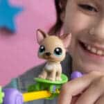 LPS Pets Got Talent Play Set being played with by young girl.