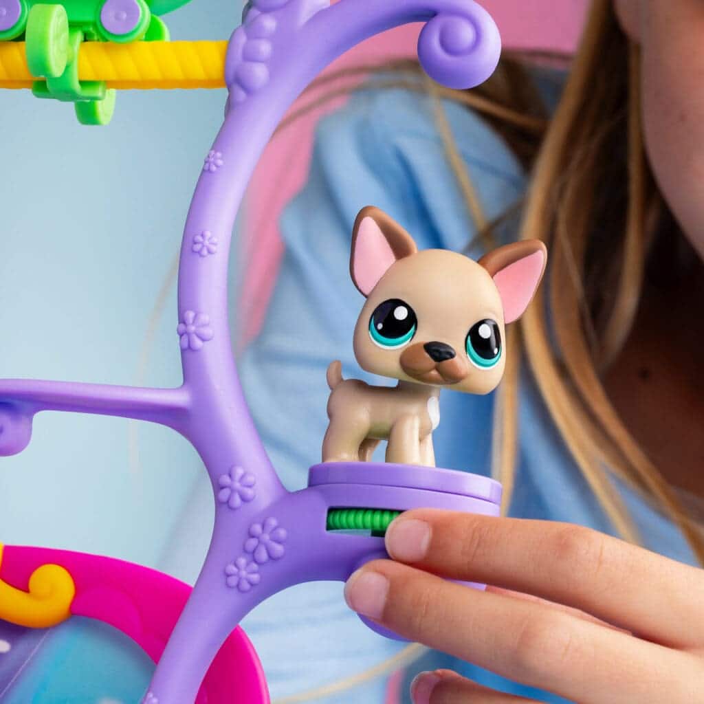 LPS Pets Got Talent Play Set being played with by young girl.
