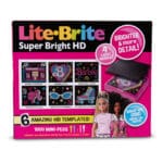 Lite Brite Super Brite HD Barbbie Edition in packaging on white background.