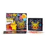 Lite Brite Super Bright HD Pokémon Edition and box on white background.