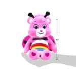 Care Bears Cheer Bear plush displayed on a white background, highlighting its height of 9".