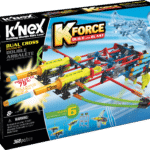 K-FORCE Dual Cross Package, a building set for constructing a dual-crossbow model, featuring multiple pieces and accessories, displayed on a white background.