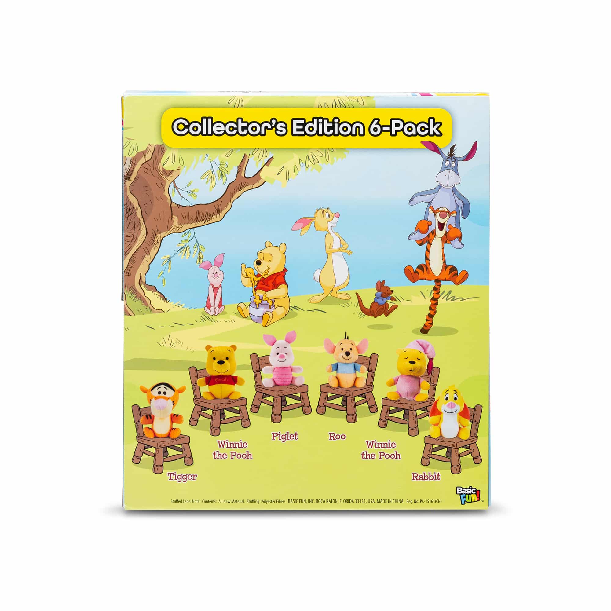 Micro Teenies - Winnie the Pooh and Pals 6 Pack | BasicFun!