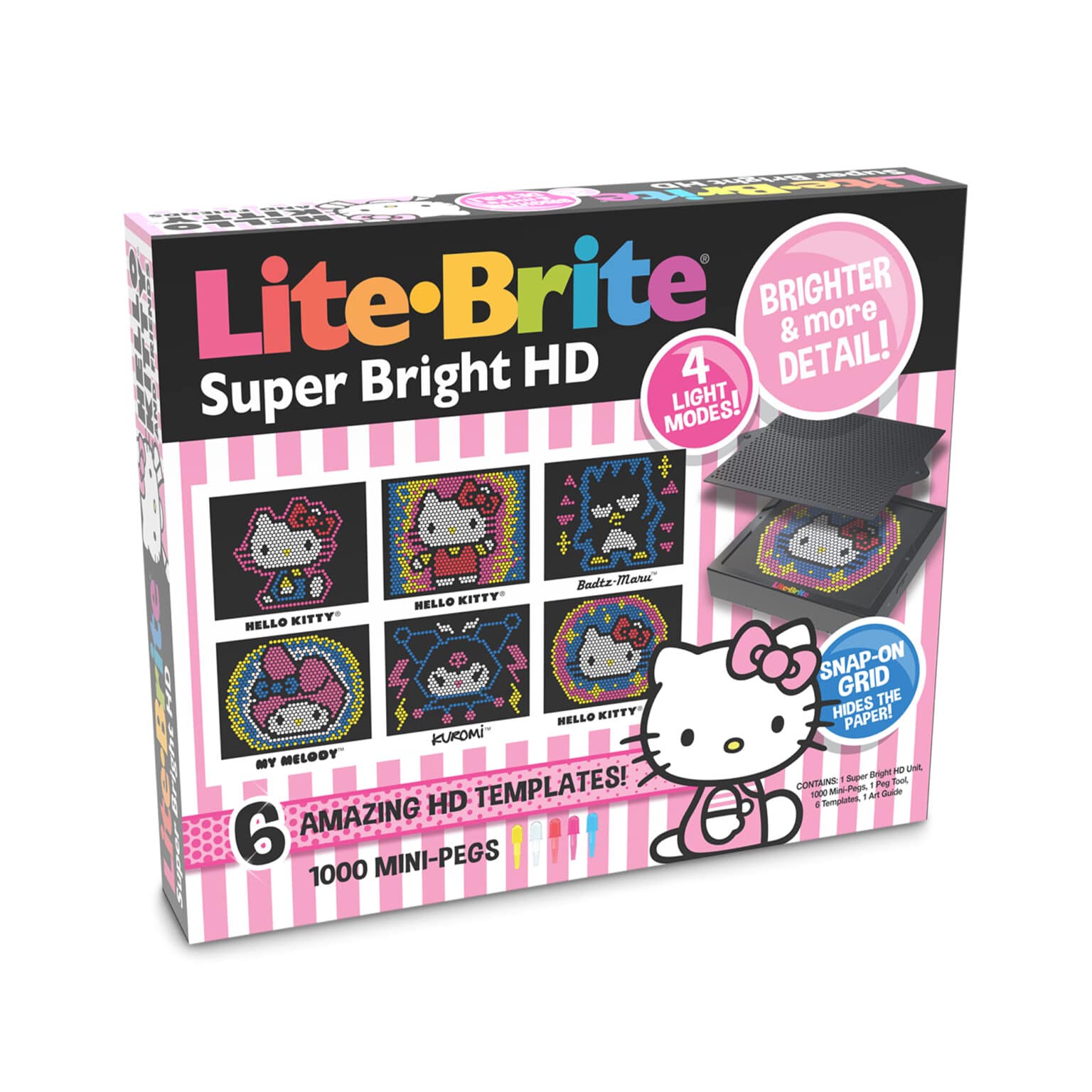Lite-Brite, Super Bright HD - Hello Kitty Edition | BasicFun!