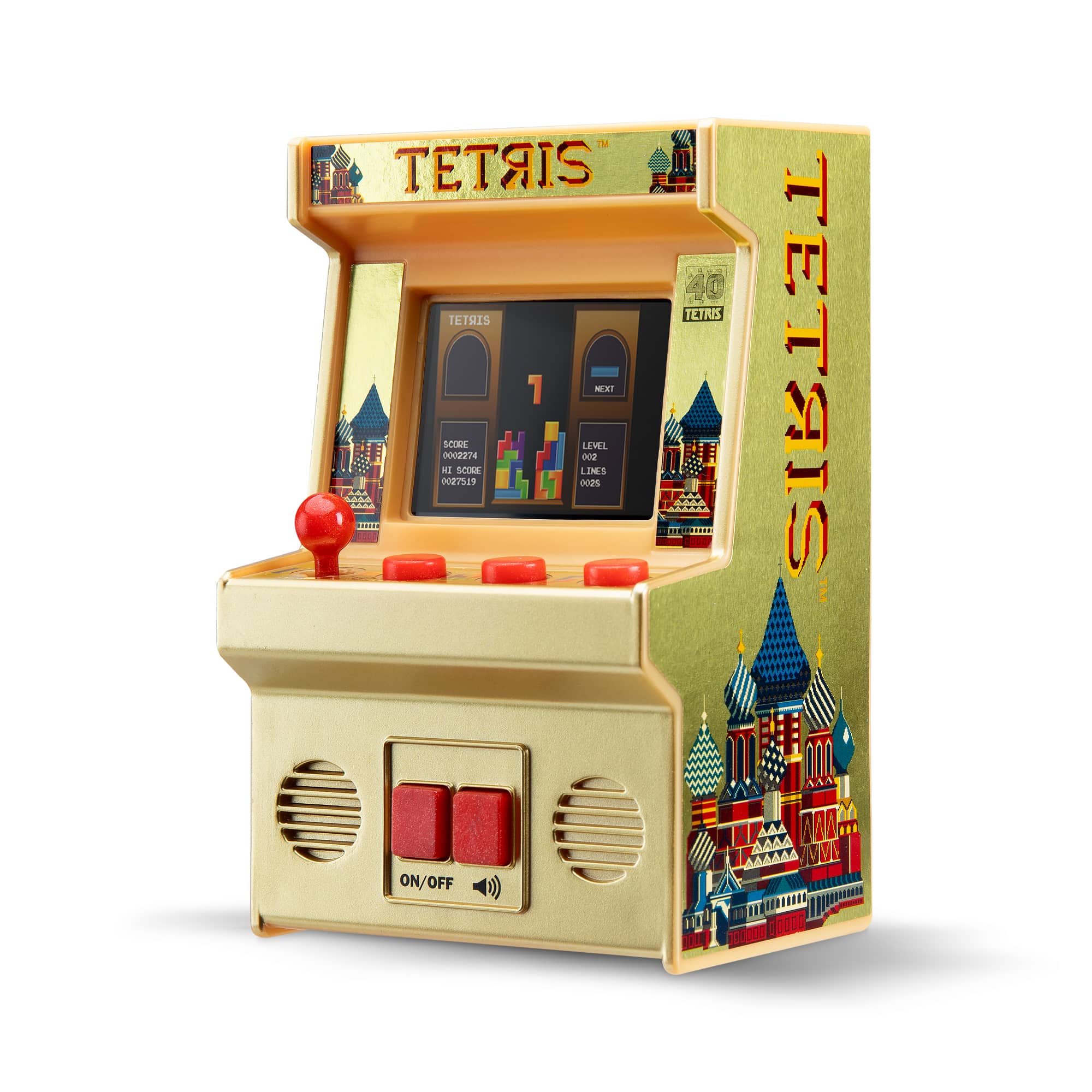 Candy Pop Arcade Classics Tetris Retro Mini Arcade Game, Full