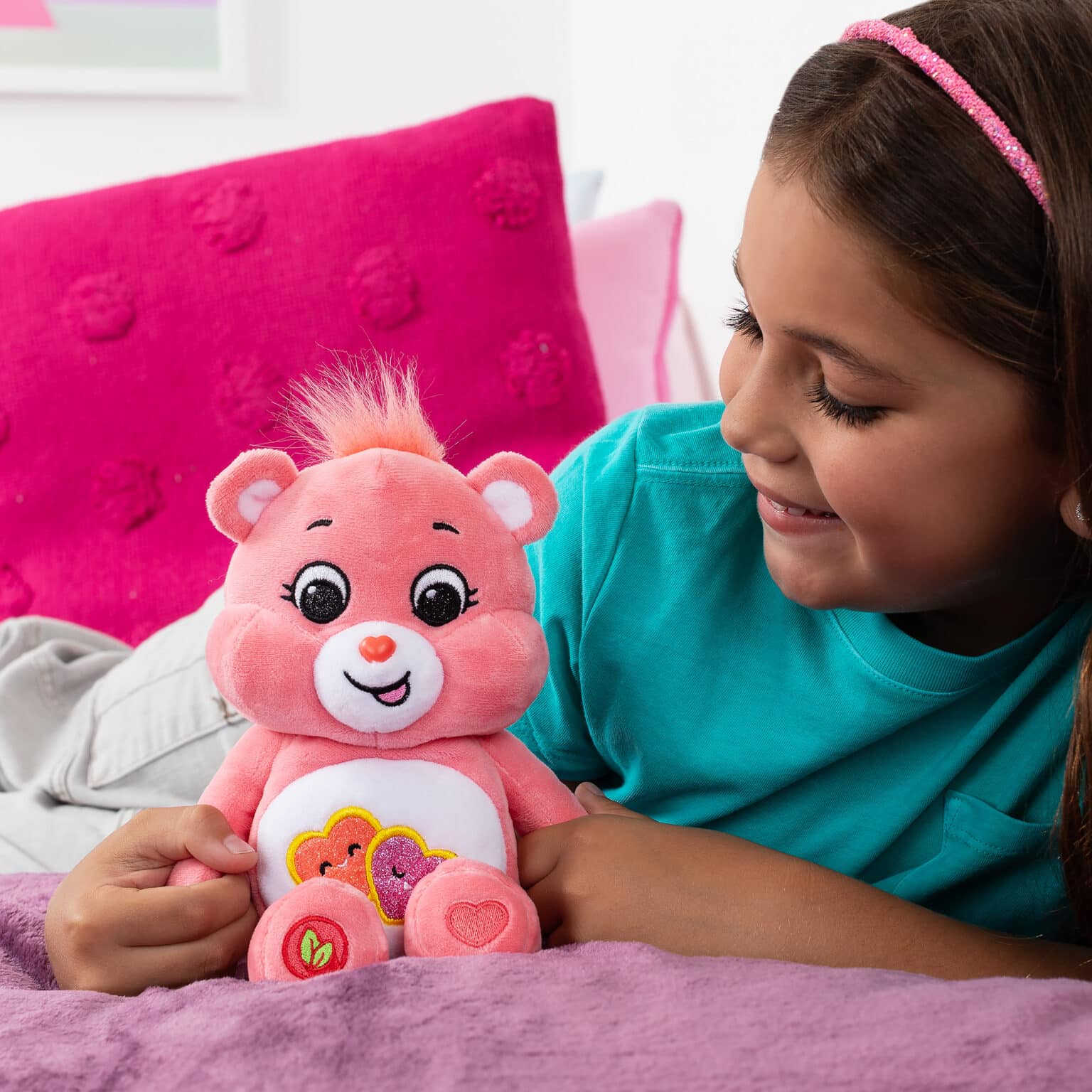 WAIT… Care Bears got sorted into Hogwarts?! 🧸⚡️✨ We are officially Hufflepuff and we're OBSESSED 💛🦡 The Love-A-Lot Bear from the new Harry Potter x Care Bears collection is the cutest house