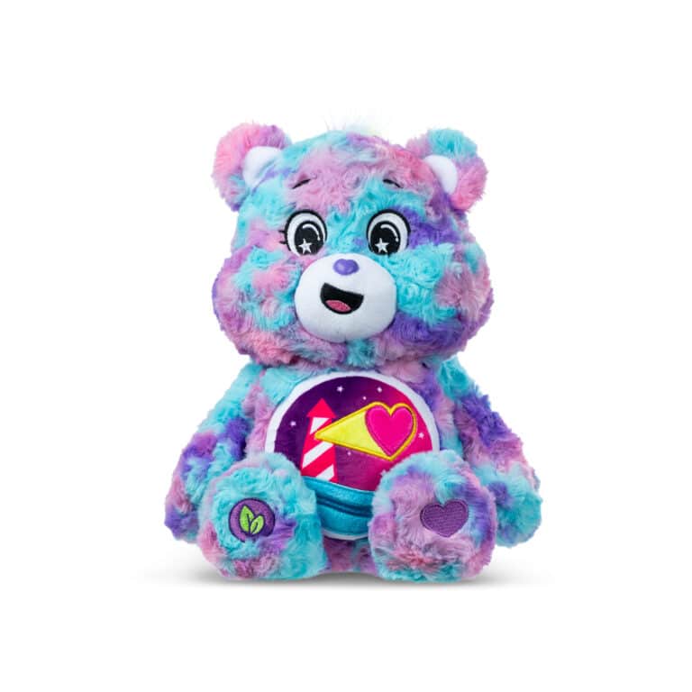 Care Bears™ - 14" Medium Plush - Color Splash Loveshine Bear - Bracelet ...