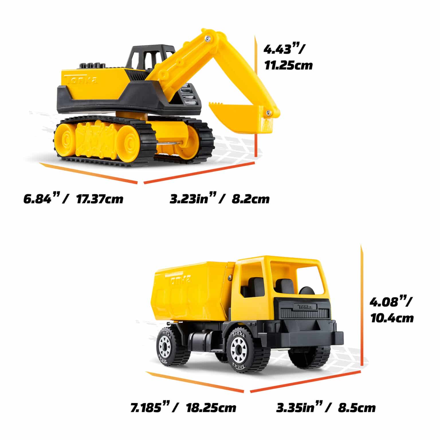 tonka-steel-classics-giga-series-dump-truck-excavator-2-pack