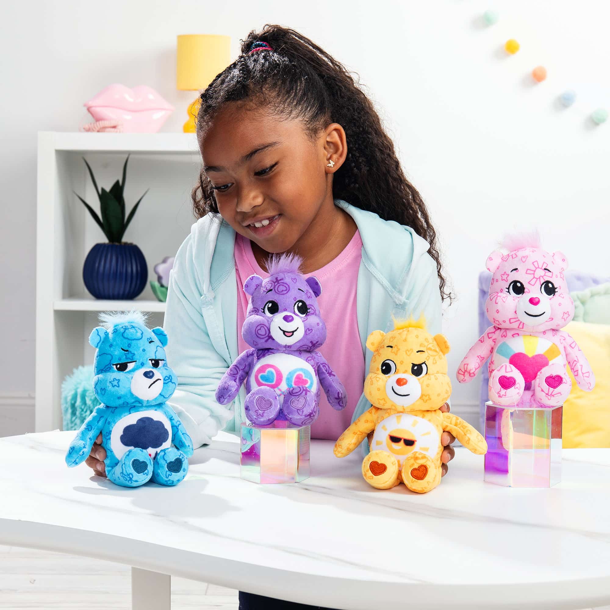 Care Bears - 4 Pack - Fun Size Plush Set | BasicFun!