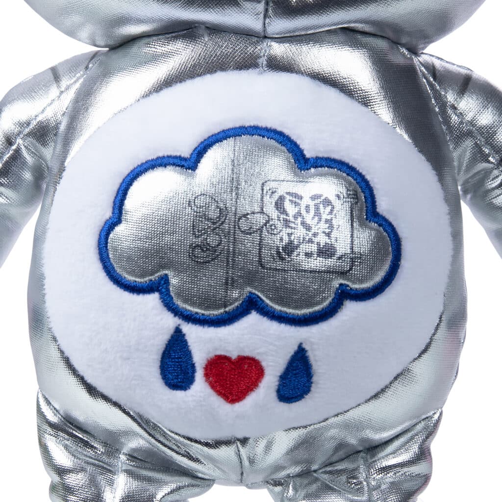 Close up Belly Badge of the Tin Man Care Bear