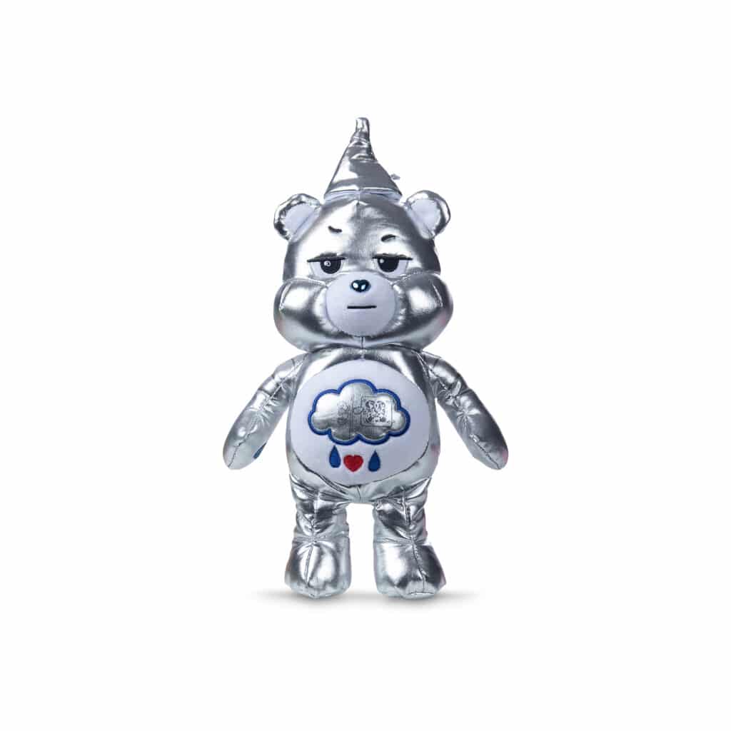 Front facing standing photo of the Tin Man Care Bear