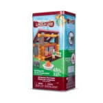 Side view of packaging for the Lincoln Logs Adventure Pod Cabin
