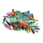 The light bulb pieces included in the Lite-Brite Classic, Bold & Bright Edition
