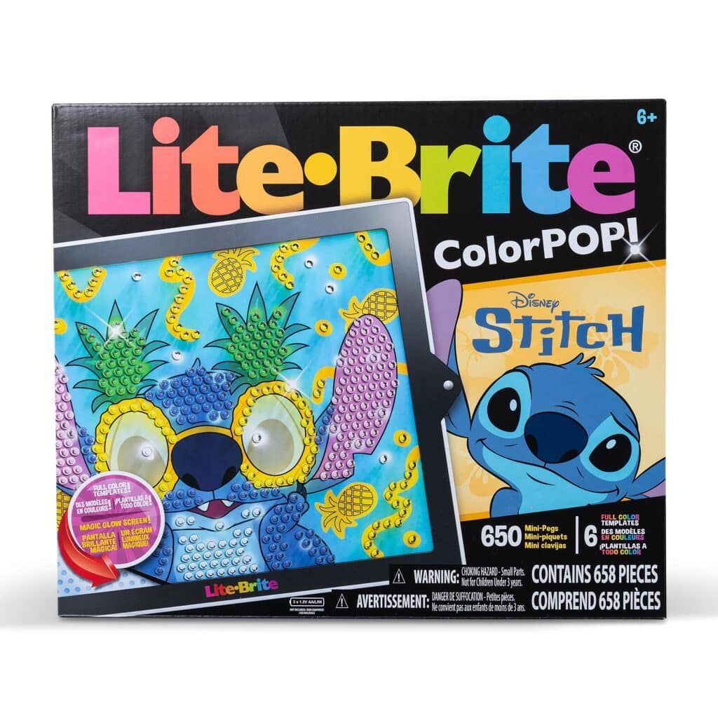 Lite-Brite ColorPOP! Stitch packaging