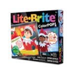 Side view of the Lite-Brite ColorPOP! Elf on the Shelf packaging