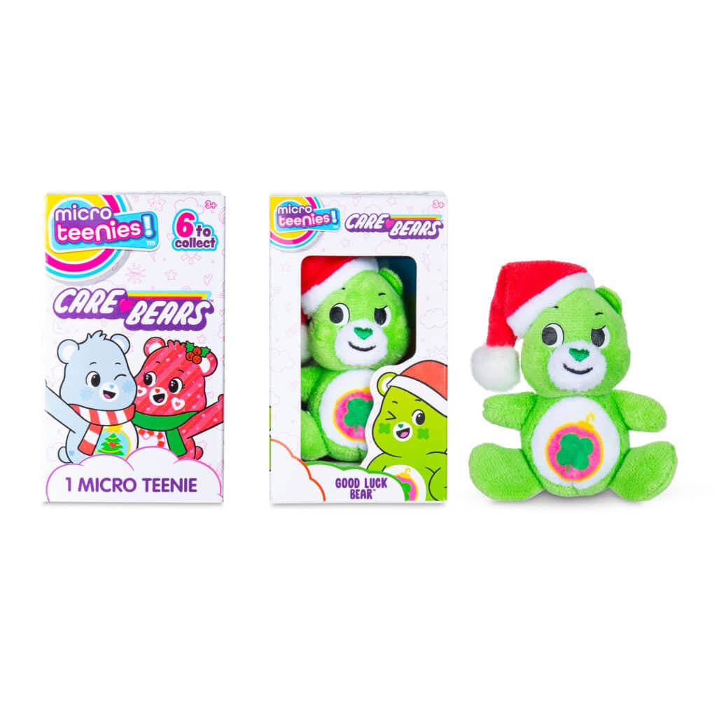 Holiday Good Luck Bear from the Micro Teenies Care Bears Holiday Stocking Stuffer Assortment